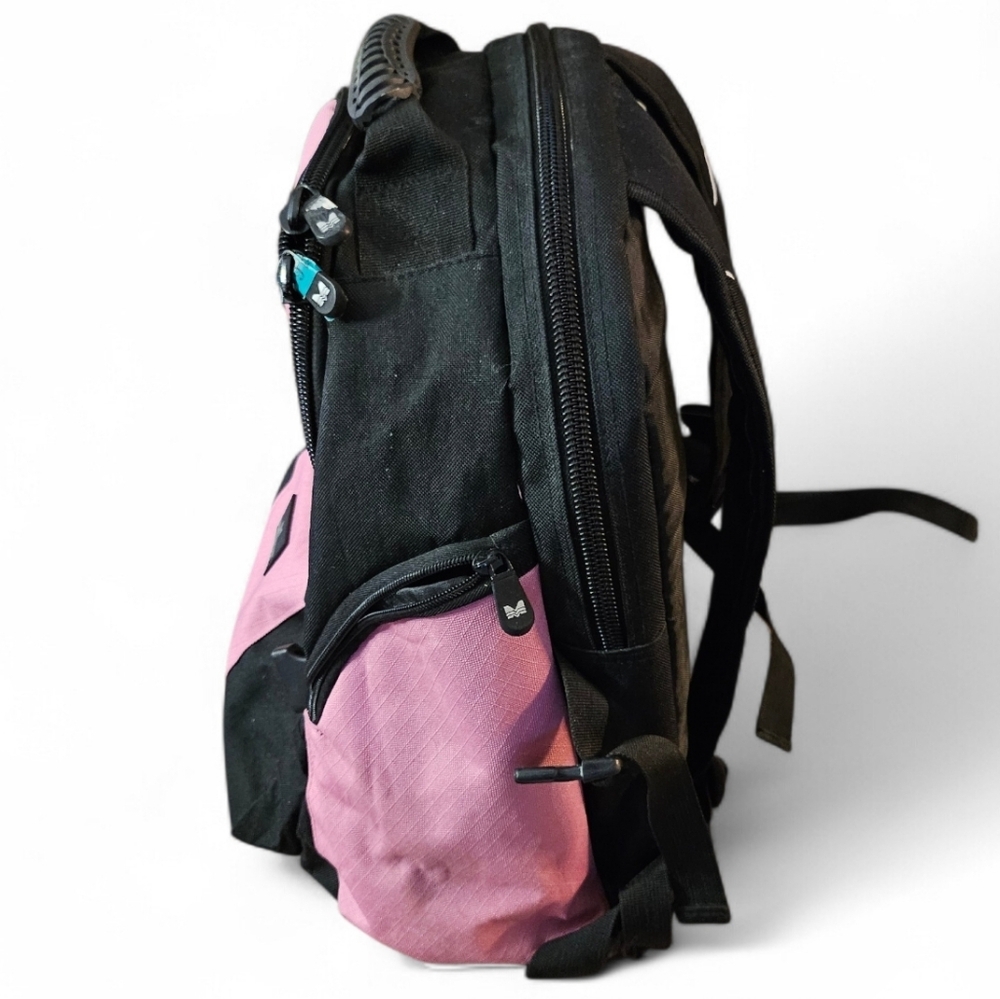Y2K Manhattan Pink/Black Large Backpack - Picture 7 of 16